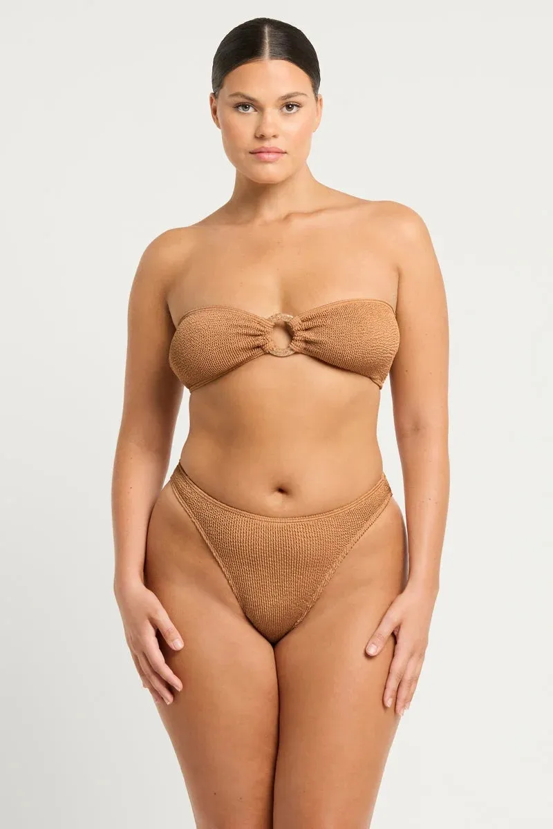 Christy Brief in Golden Shimmer