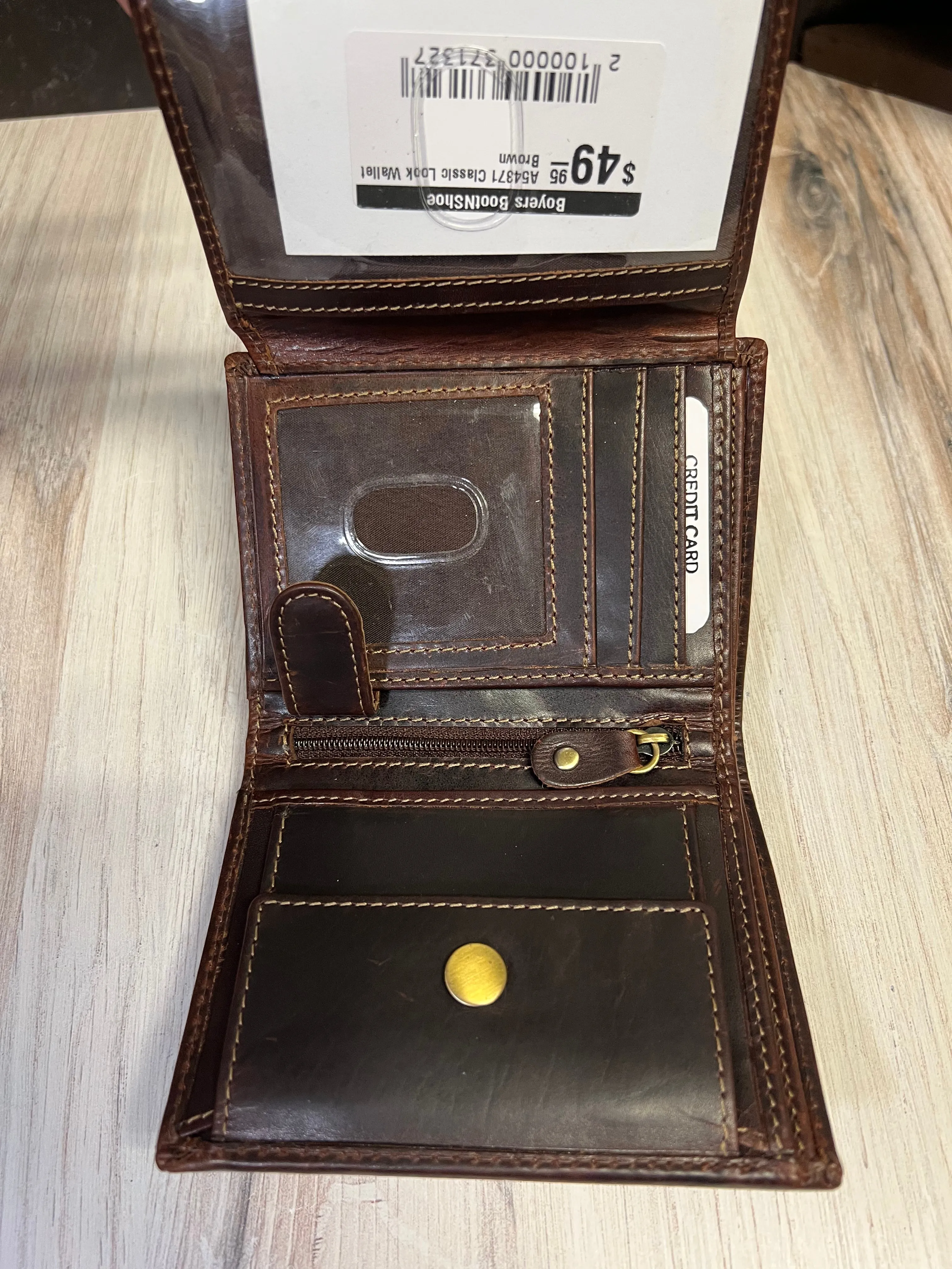 Classic Look Dark Brown Wallet A54371