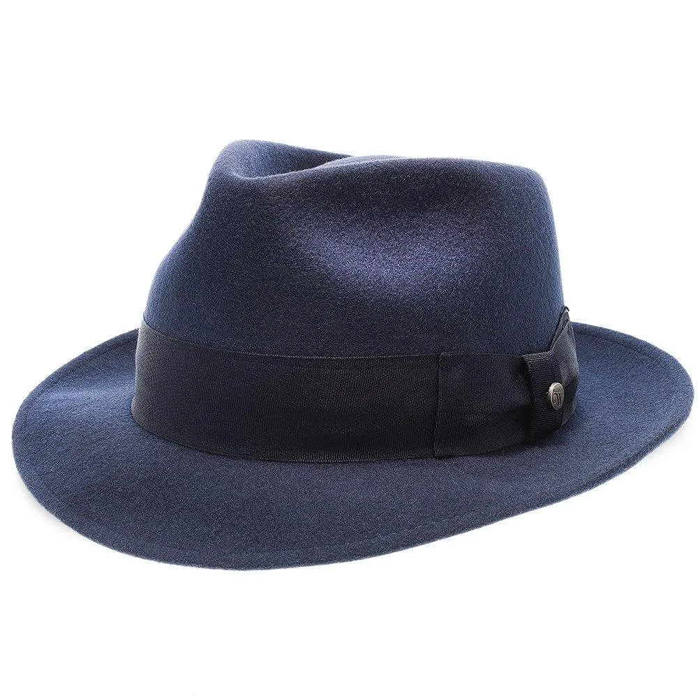 Compass - Walrus Hat Diamond Crown Wool Felt Fedora Hat