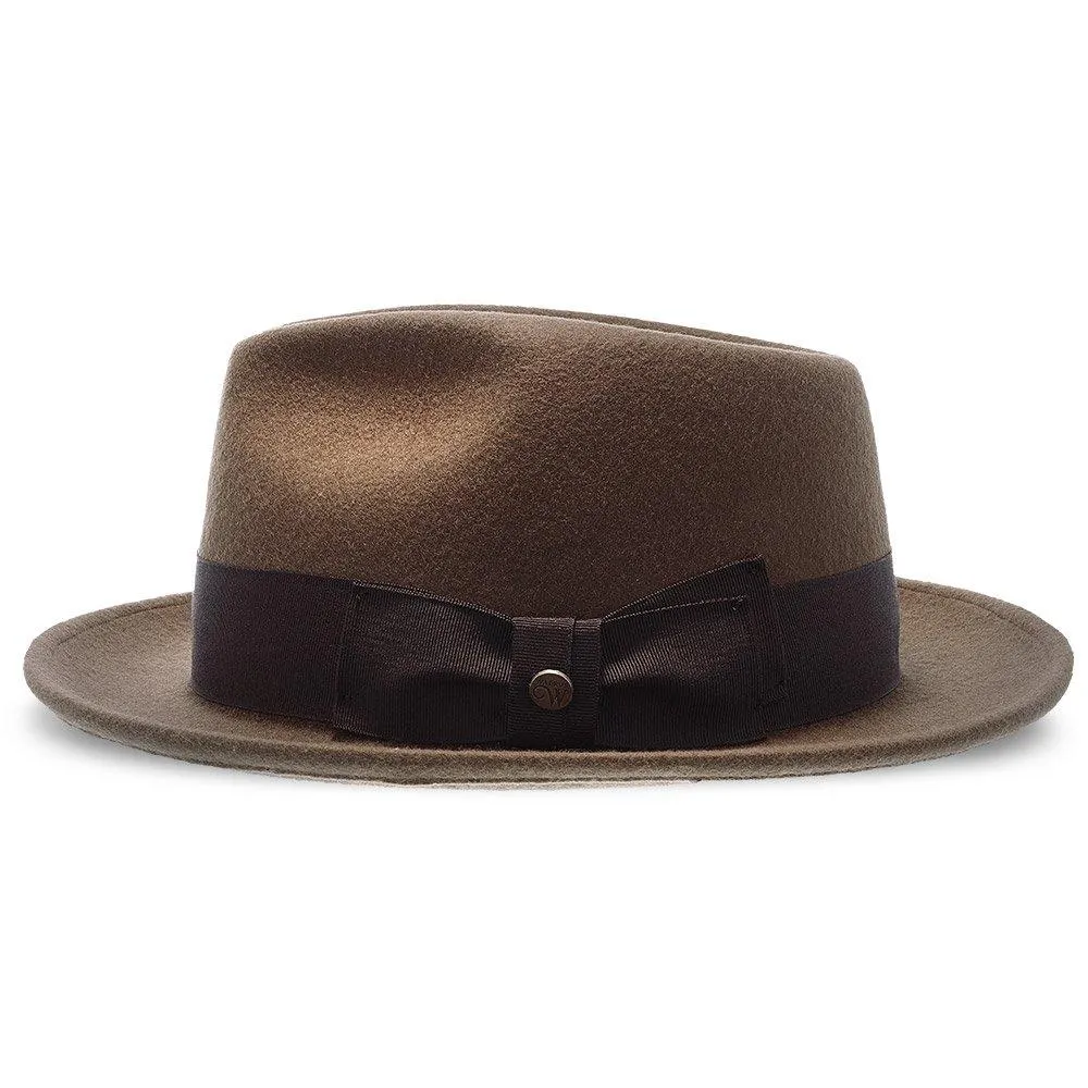 Compass - Walrus Hat Diamond Crown Wool Felt Fedora Hat