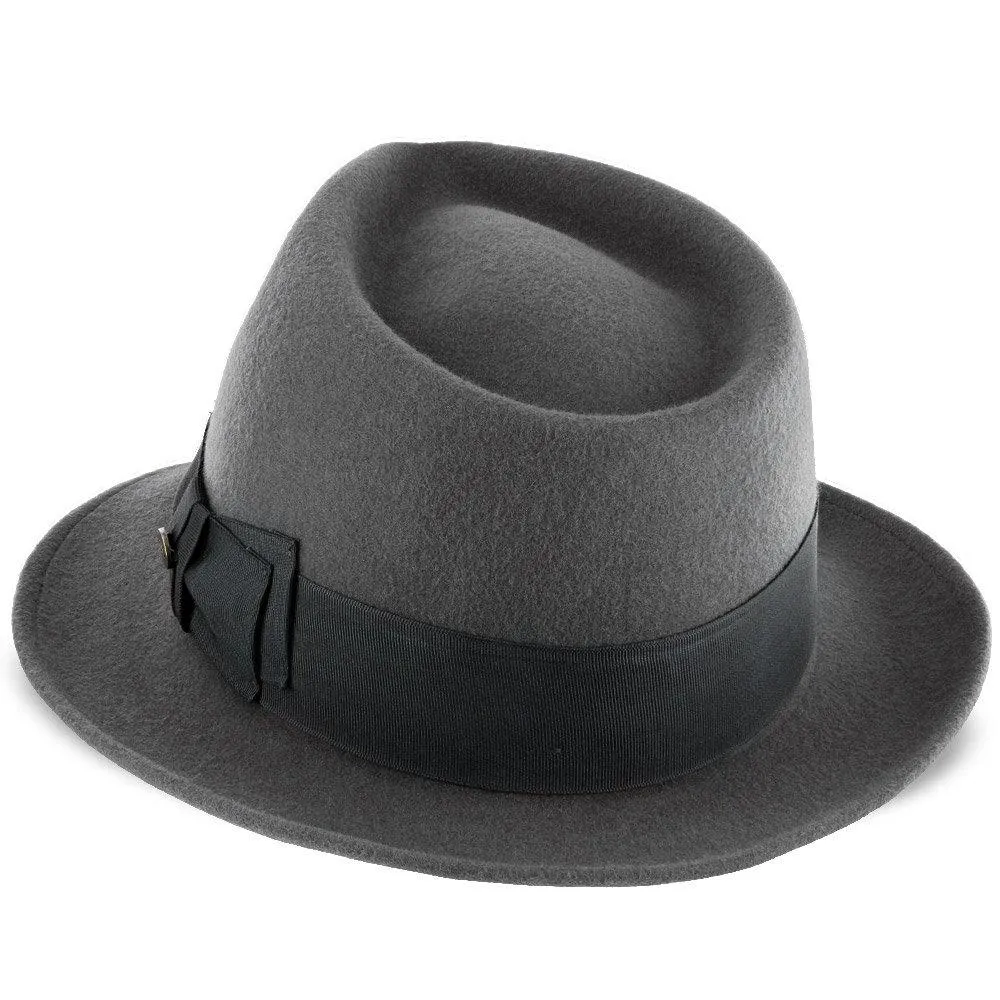 Compass - Walrus Hat Diamond Crown Wool Felt Fedora Hat