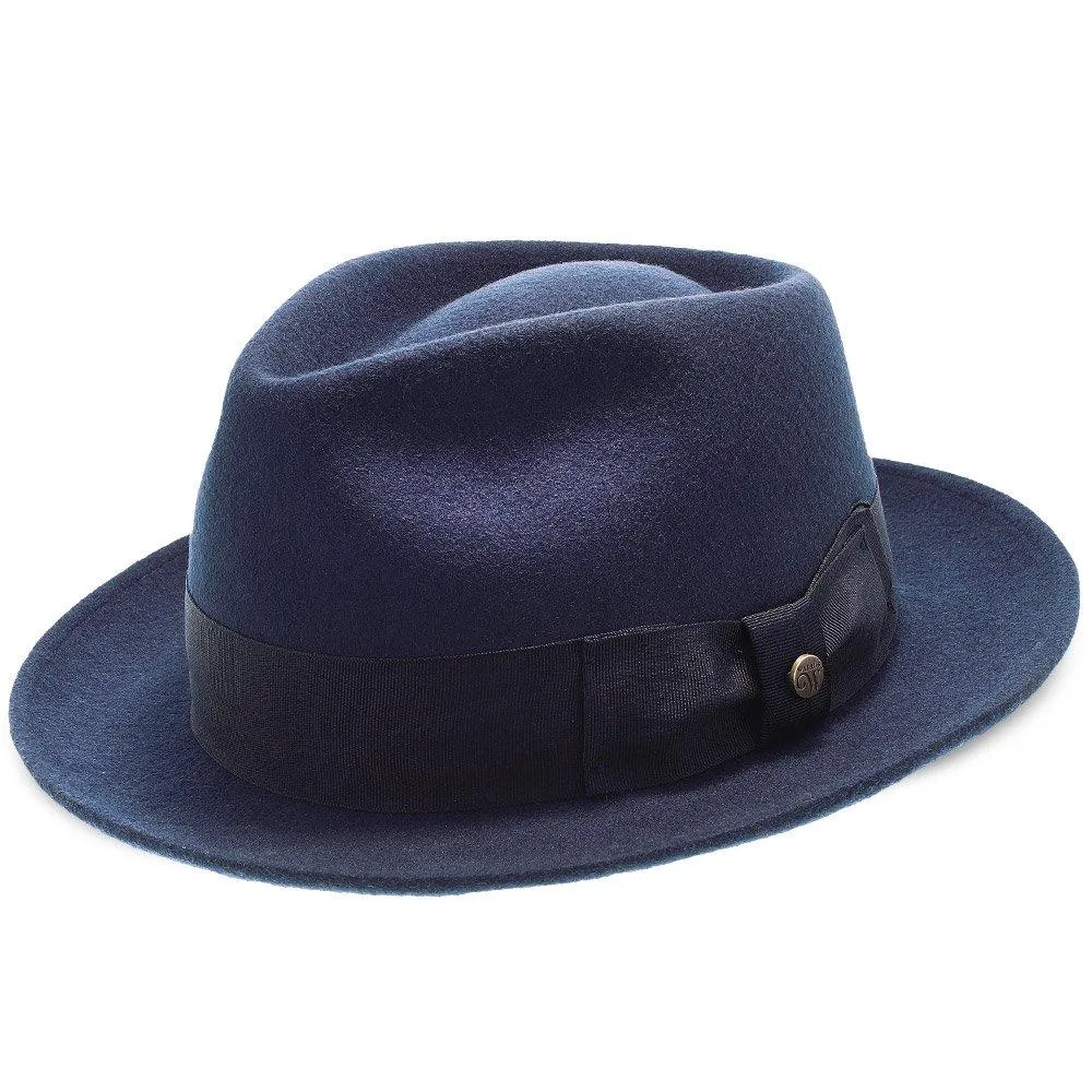 Compass - Walrus Hat Diamond Crown Wool Felt Fedora Hat