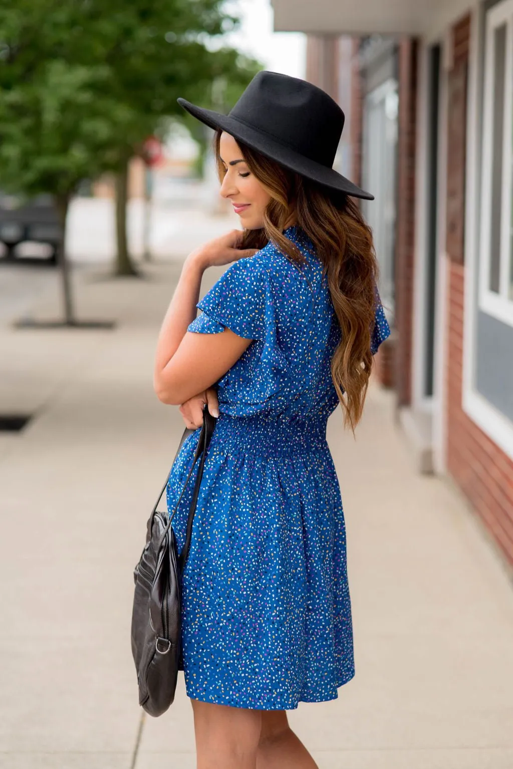 Confetti Flutter Sleeve Dress