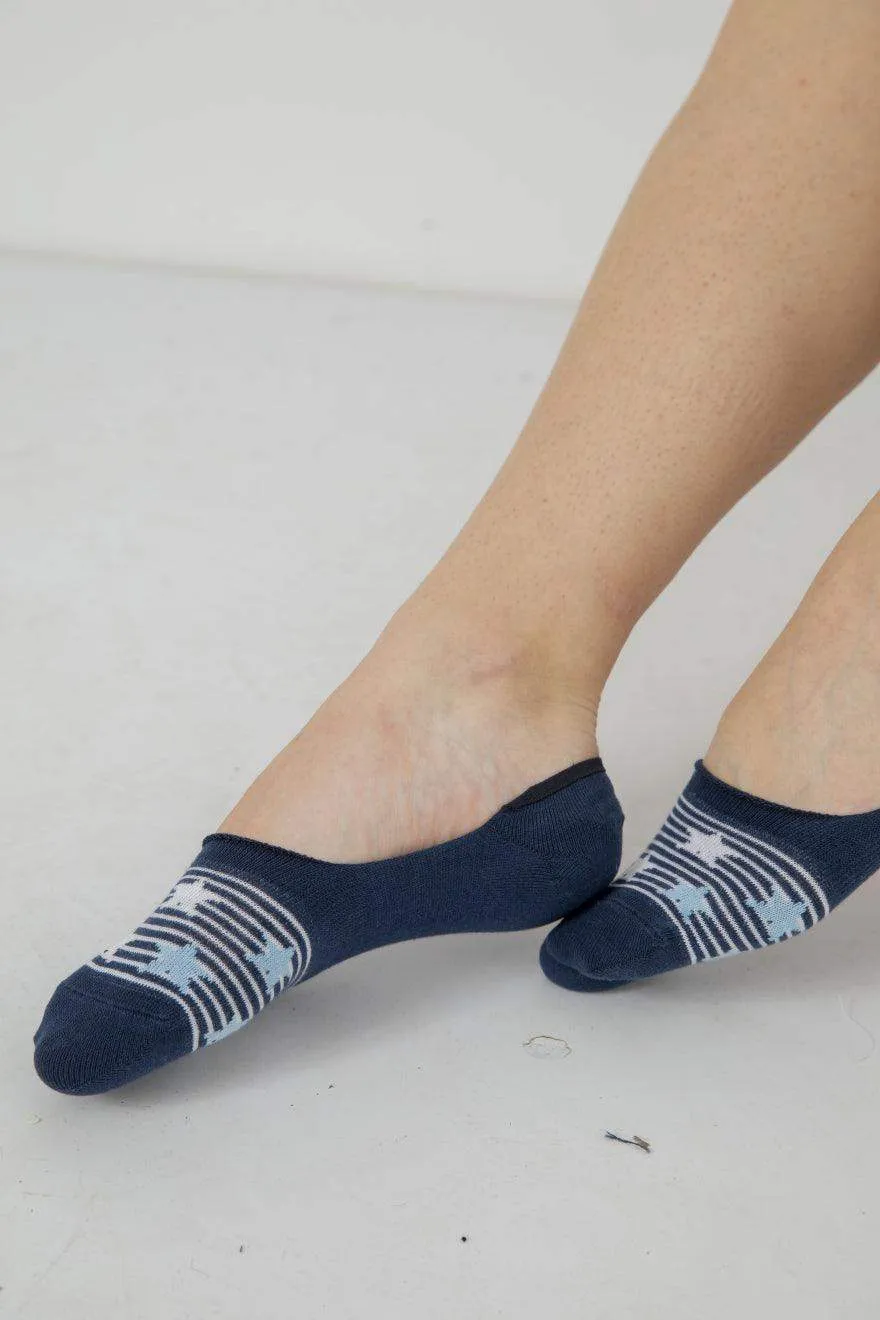 Cotton Invisible Socks - 3 Pairs