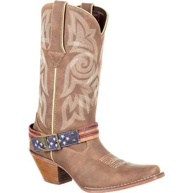 Crush by Durango Womens Flag Accessory Western Boot