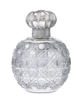 Cut Glass Perfume Bottle