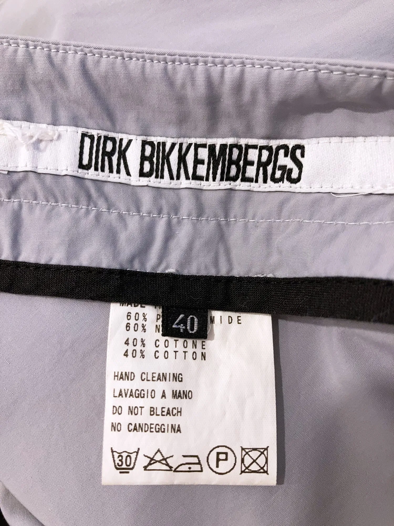 Dirk Bikkembergs 1990s 2000s grey nylon flared maxi skirt - size 40