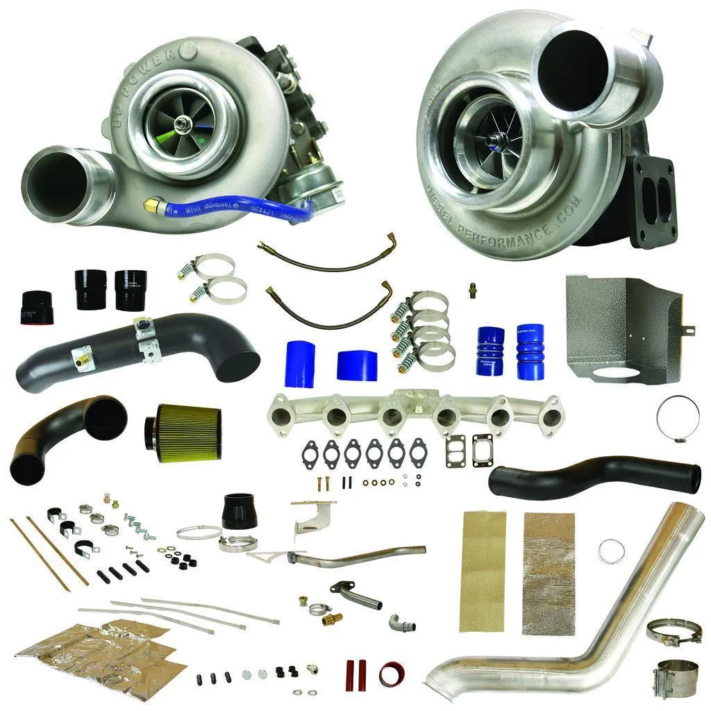 *Discontinued* 2007.5-2009 Cummins RT700 Trackmaster Twin Turbo Kit (1045480)