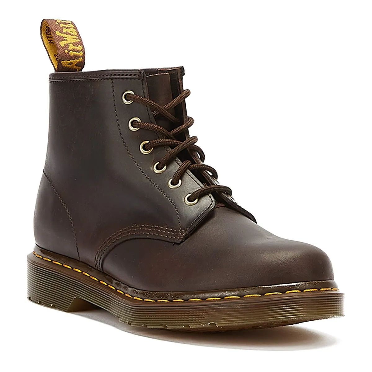 Dr. Martens 101 YS Crazy Horse Dark Brown Boots