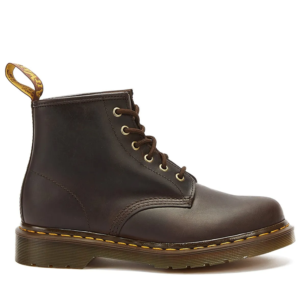 Dr. Martens 101 YS Crazy Horse Dark Brown Boots