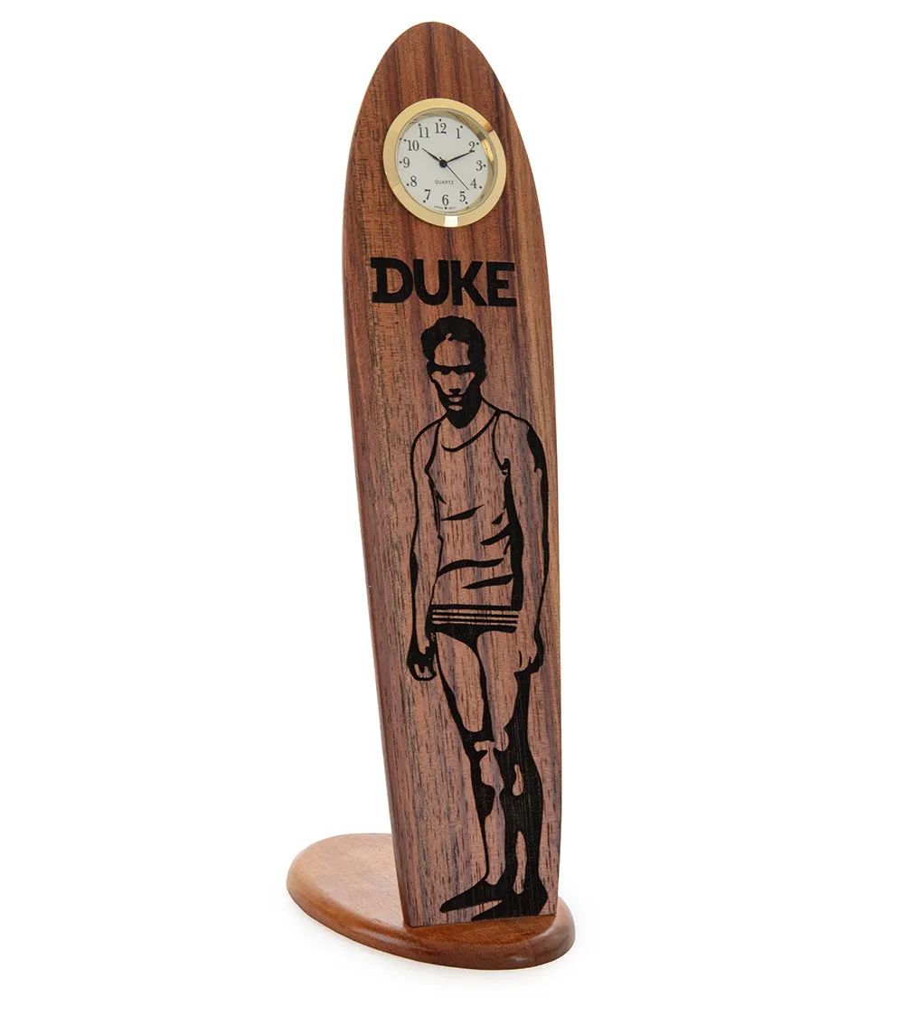 Duke Koa Surfboard Clock – Standing