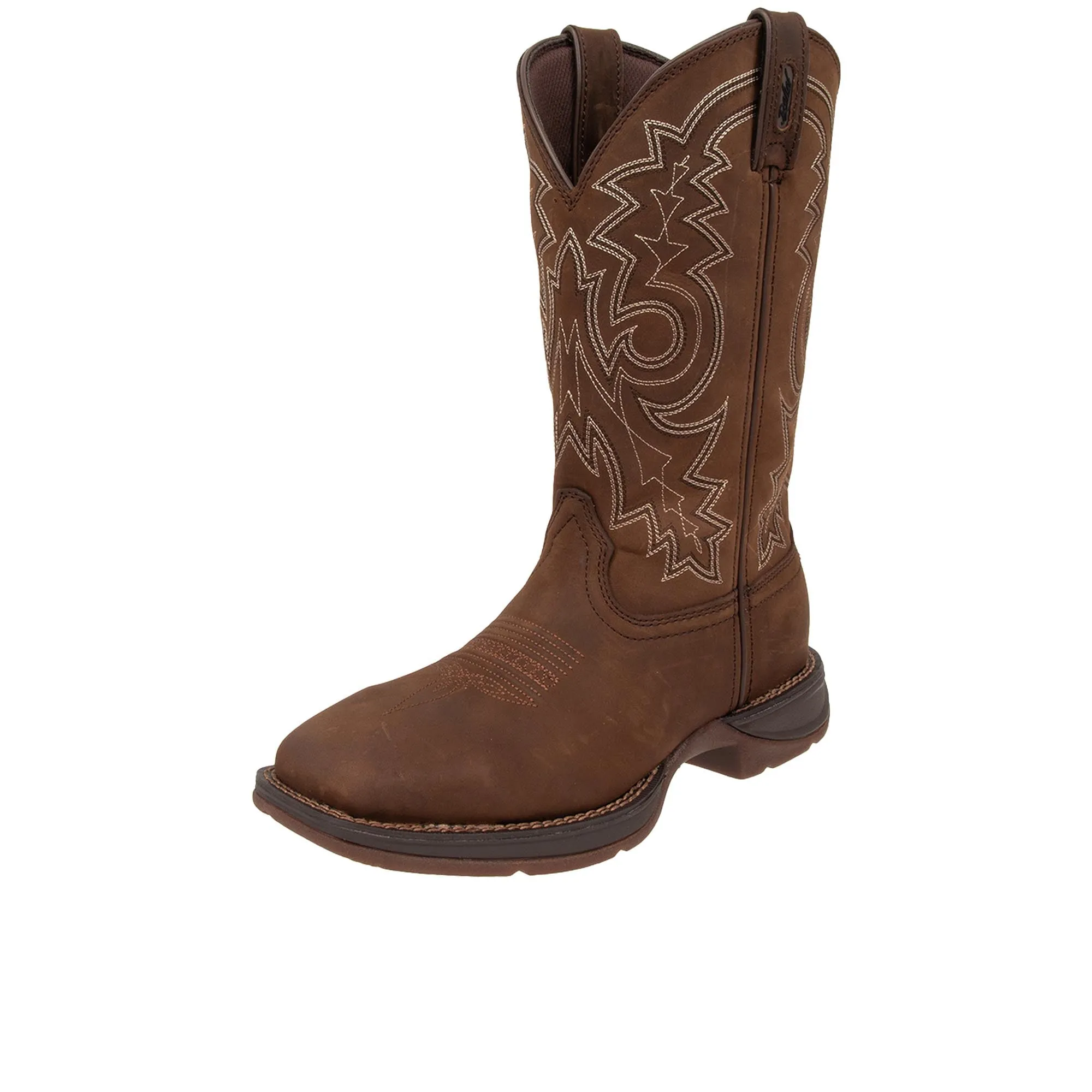 Durango Rebel Work 12 Inch Square Toe Steel Toe Brown