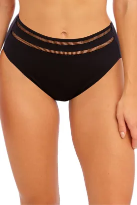 East Hampton High Waist Bikini Brief Black