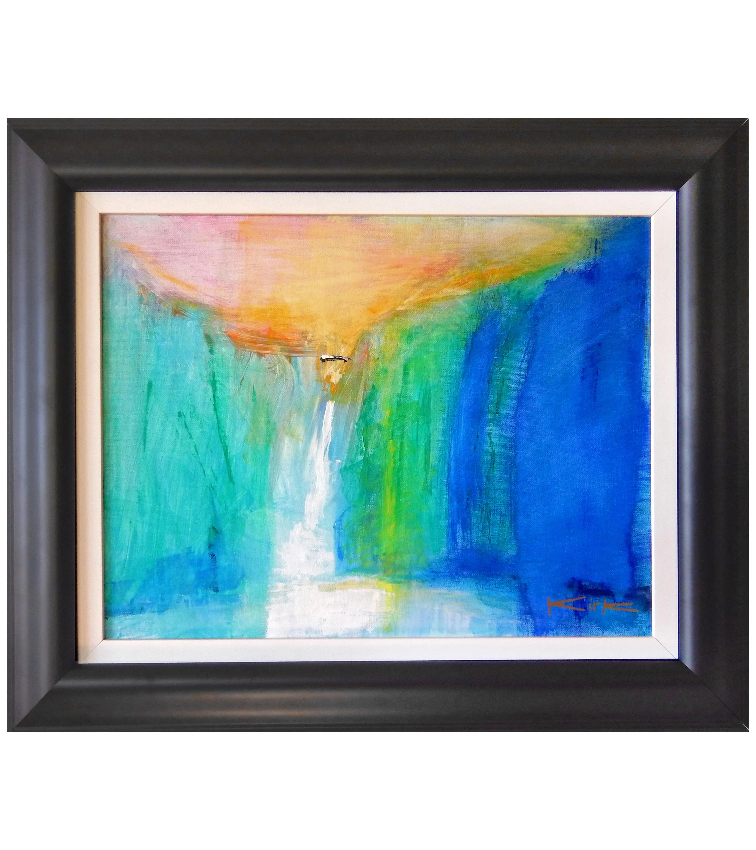 East Maui Waterfall by Kirk Boes, Framed