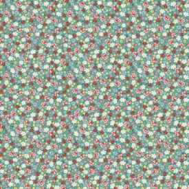 Fabric PINKIE PROMISE BLUE by Elea Lutz from the My Favorite Things Collection for Poppie Cotton, # FT23711