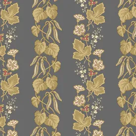 Fabric SLATE BLEEDING HEART from Moonstone Collection by Edyta Sitar for Andover, A-9447-C