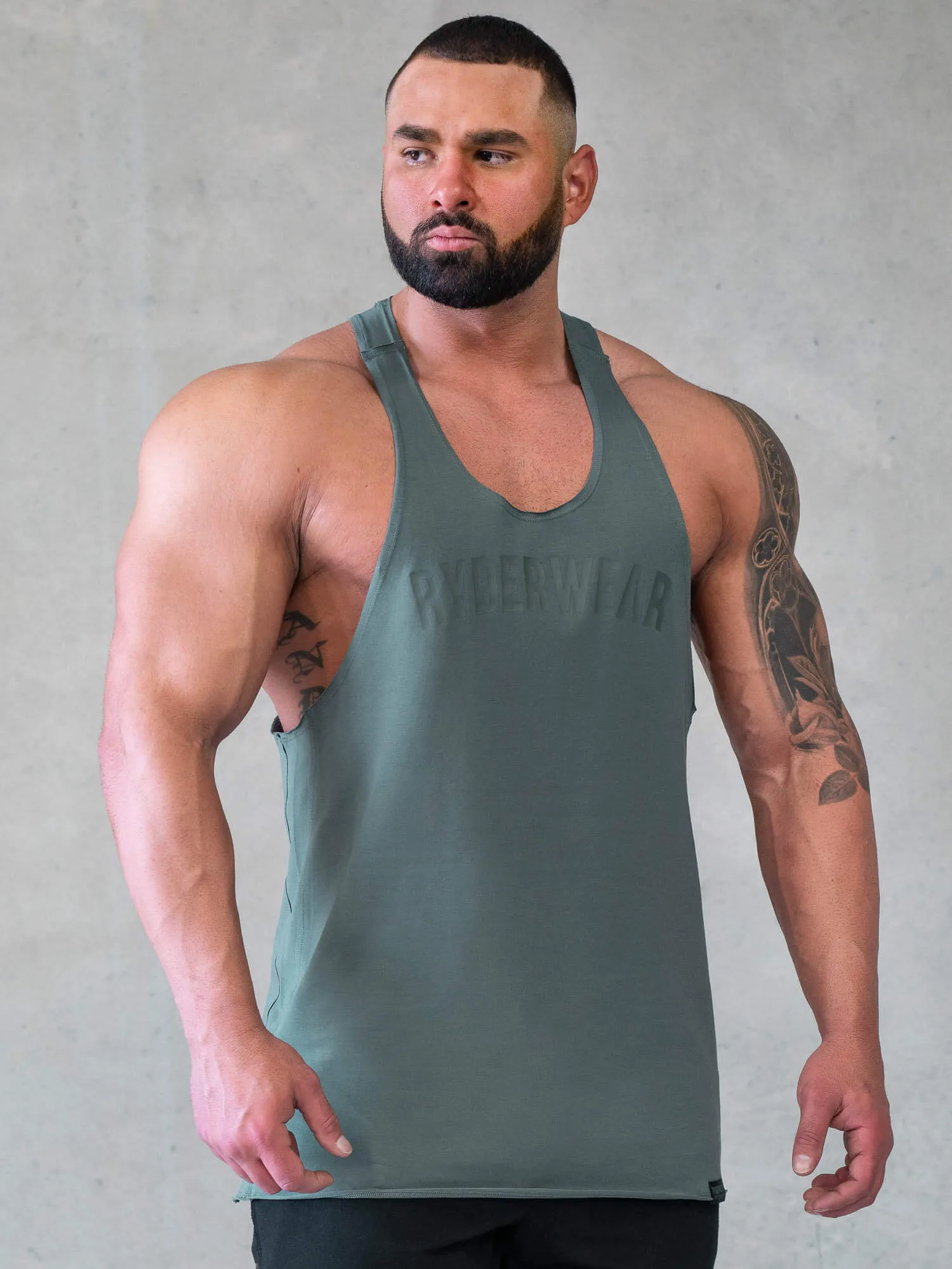 Force Stringer T-Back - Fern Green