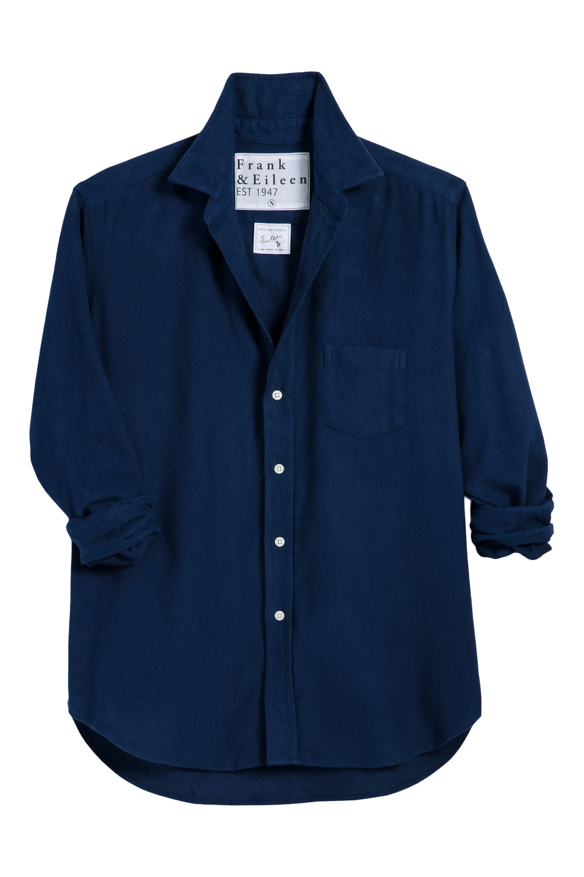 Frank & Eileen Eileen Relaxed Button Up in Navy