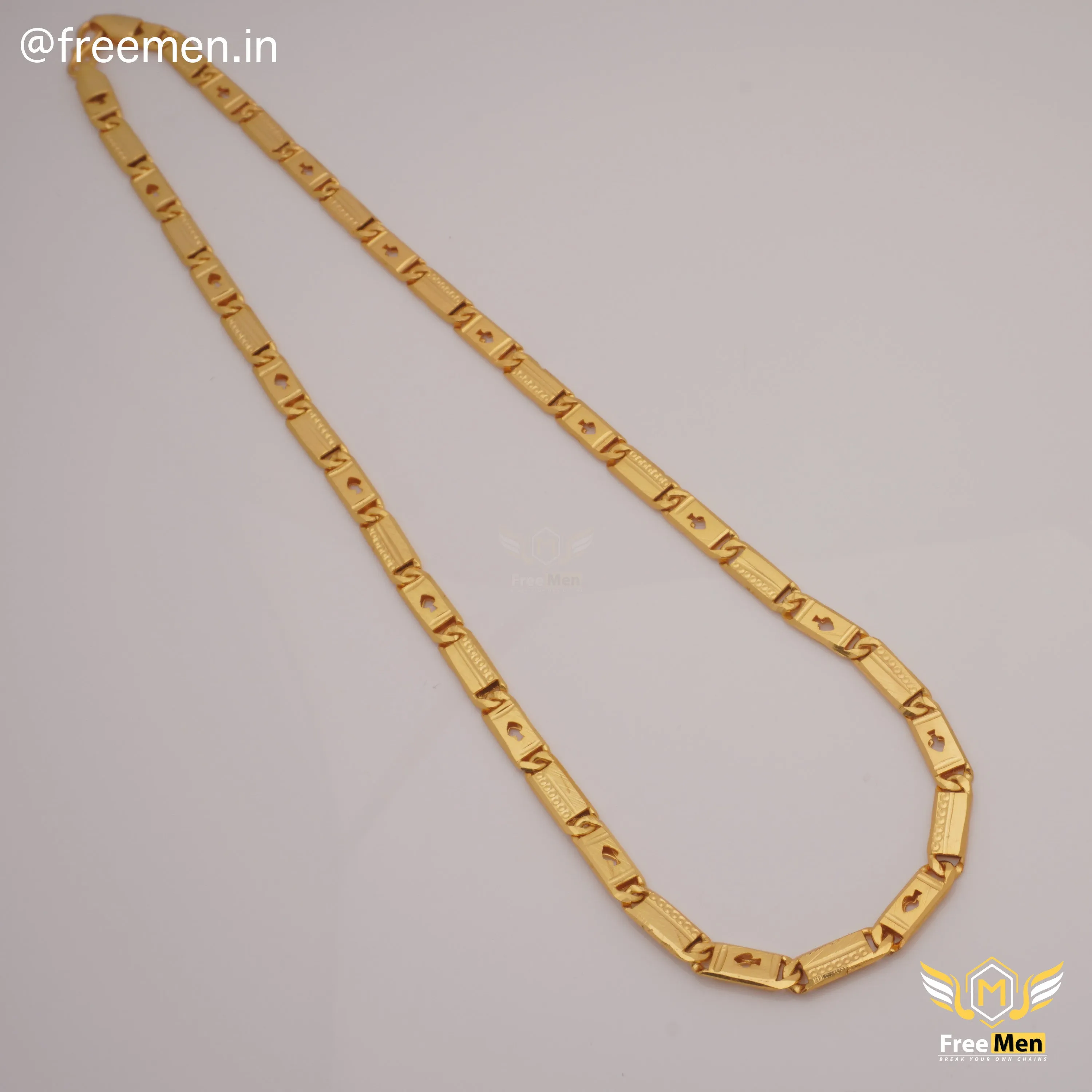 Freemen Enticing PAN OBO Design Nawabi Biscuit Chain - FM361