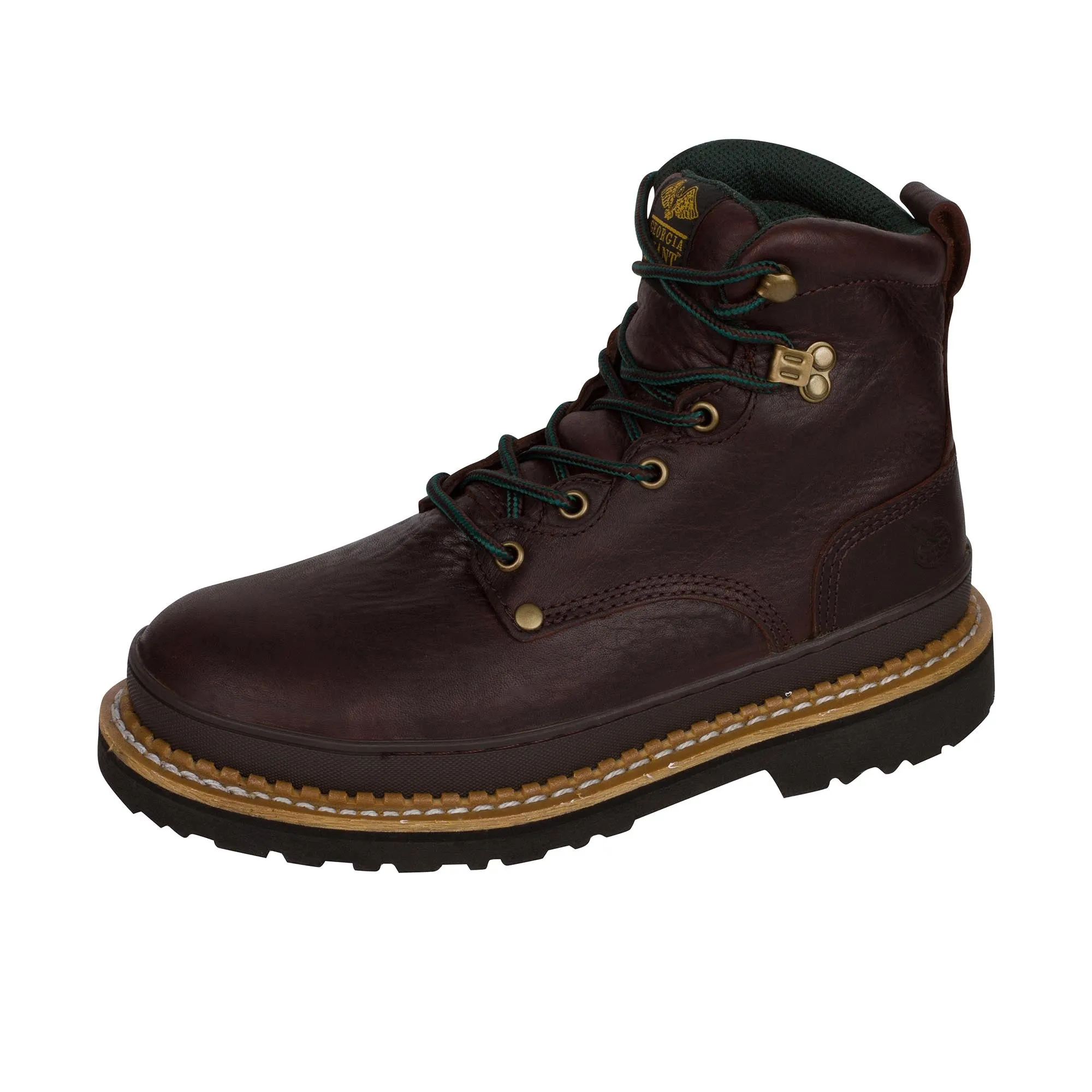 Georgia Boot Giant 6 Inch Steel Toe Soggy Brown