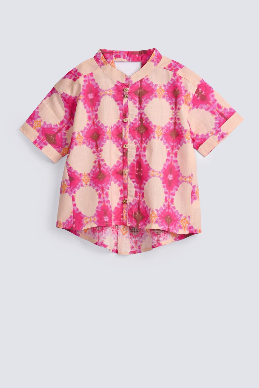 GIRLS DROP SHOULDER PRINTED TOP