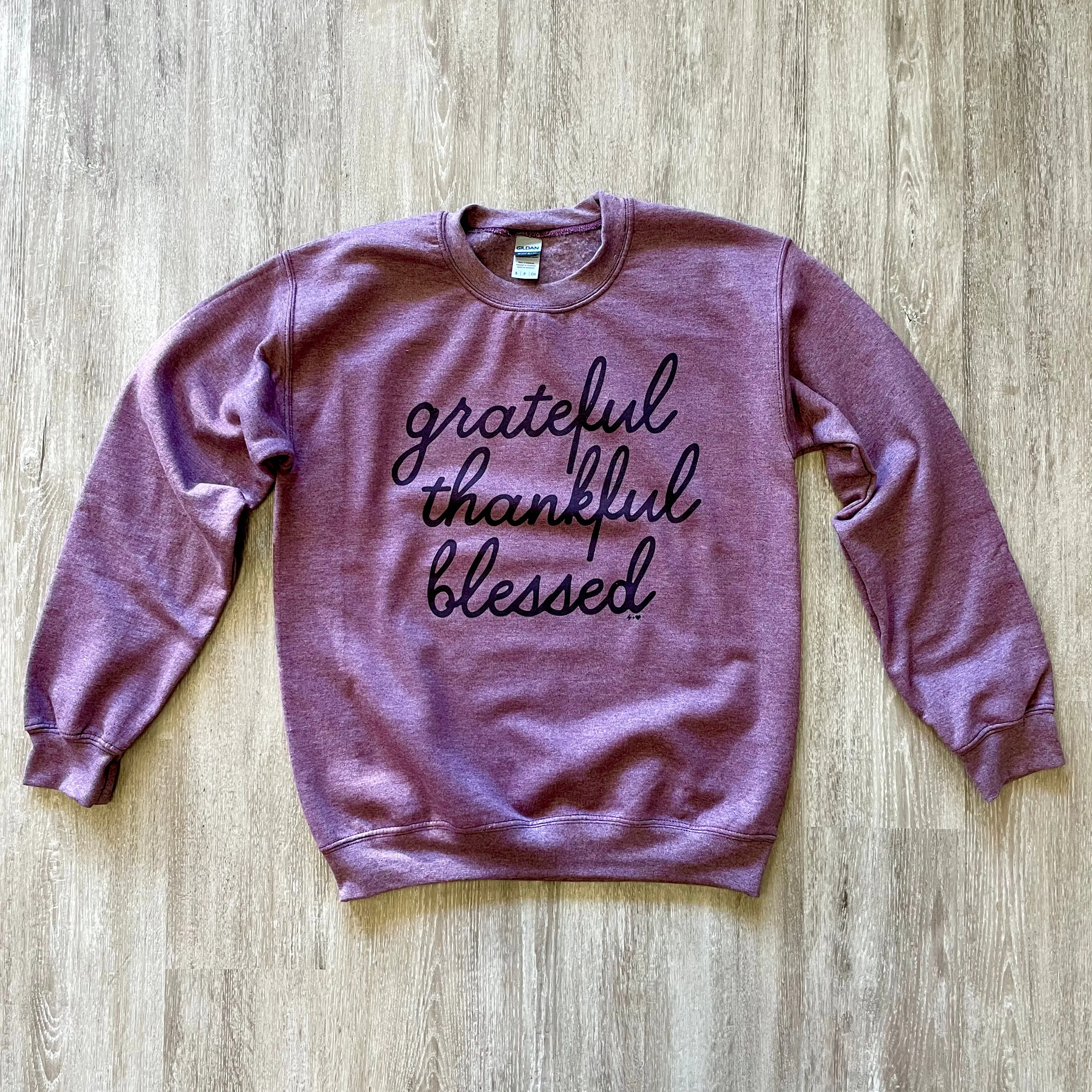 Grateful Thankful Blessed - Cozy Sweatshirt