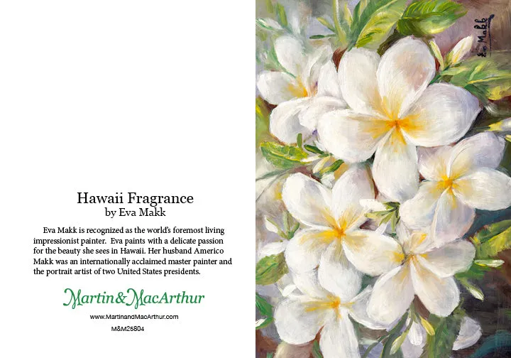 Greeting Card "Hawaii Fragrance" by Eva Makk