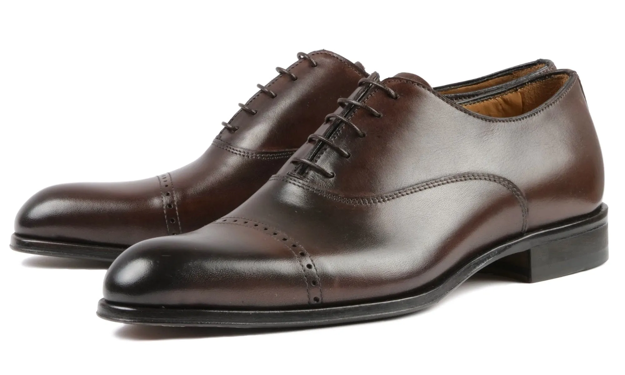 Harrow Cap Toe Oxford Brown