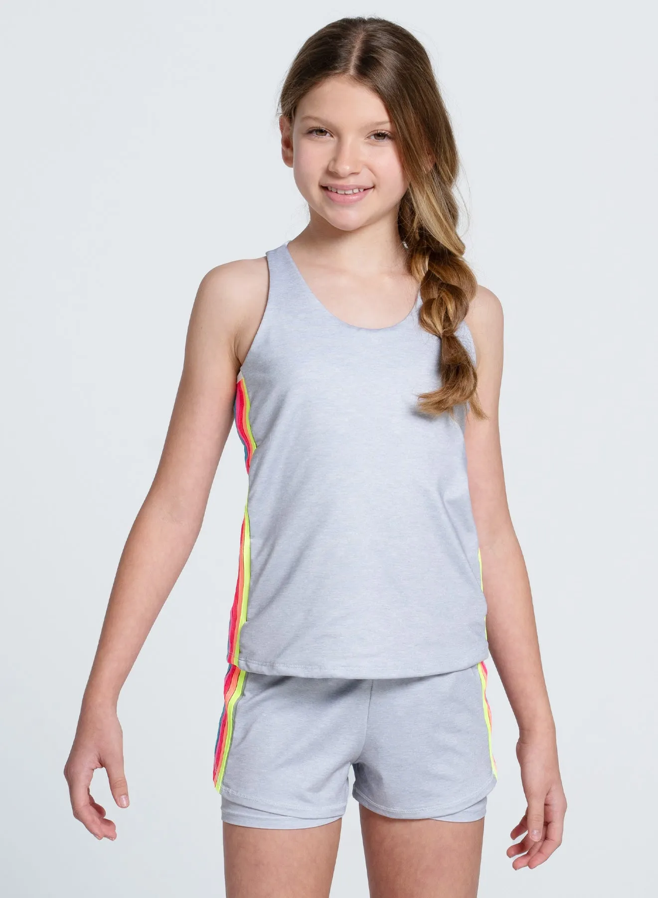 Heather Prisma Stripe Tank