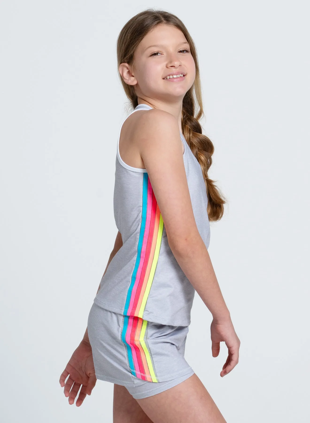 Heather Prisma Stripe Tank