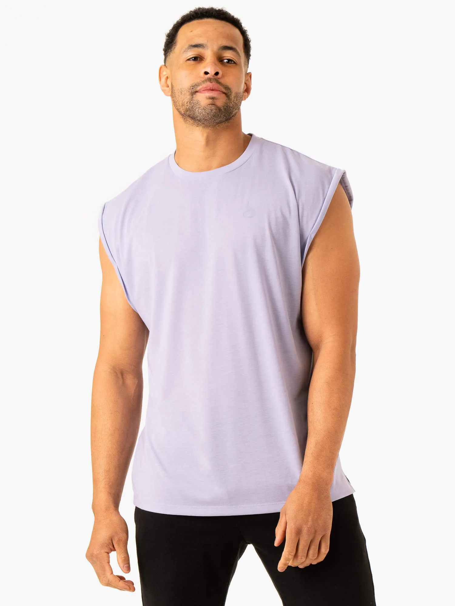 Heritage Wide Cut Tank - Lavender