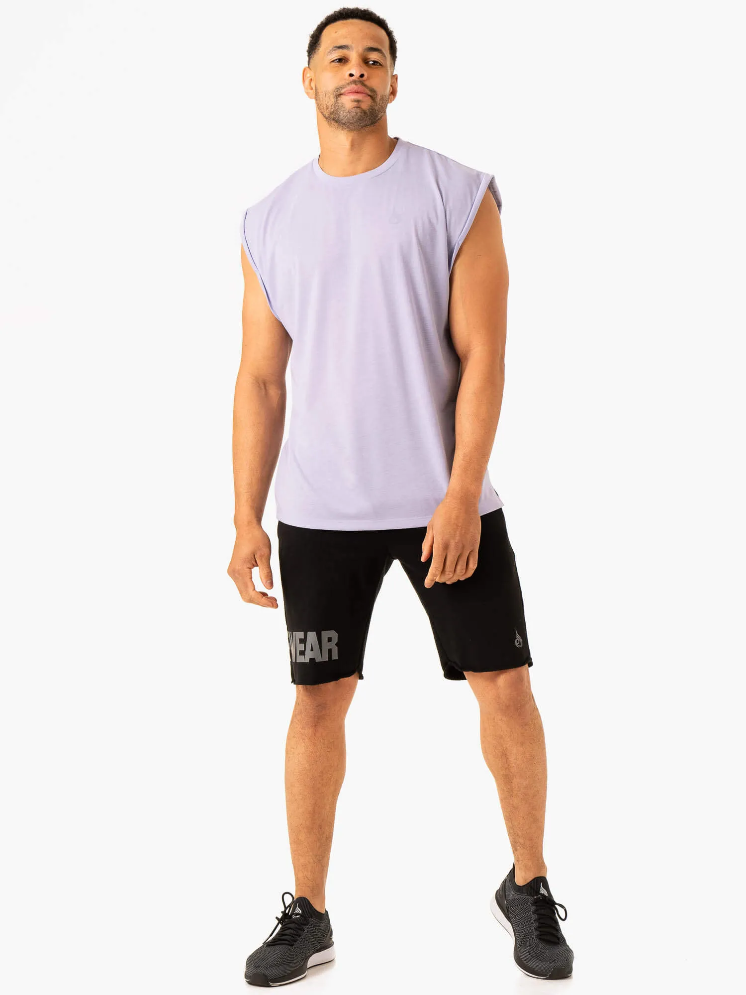 Heritage Wide Cut Tank - Lavender