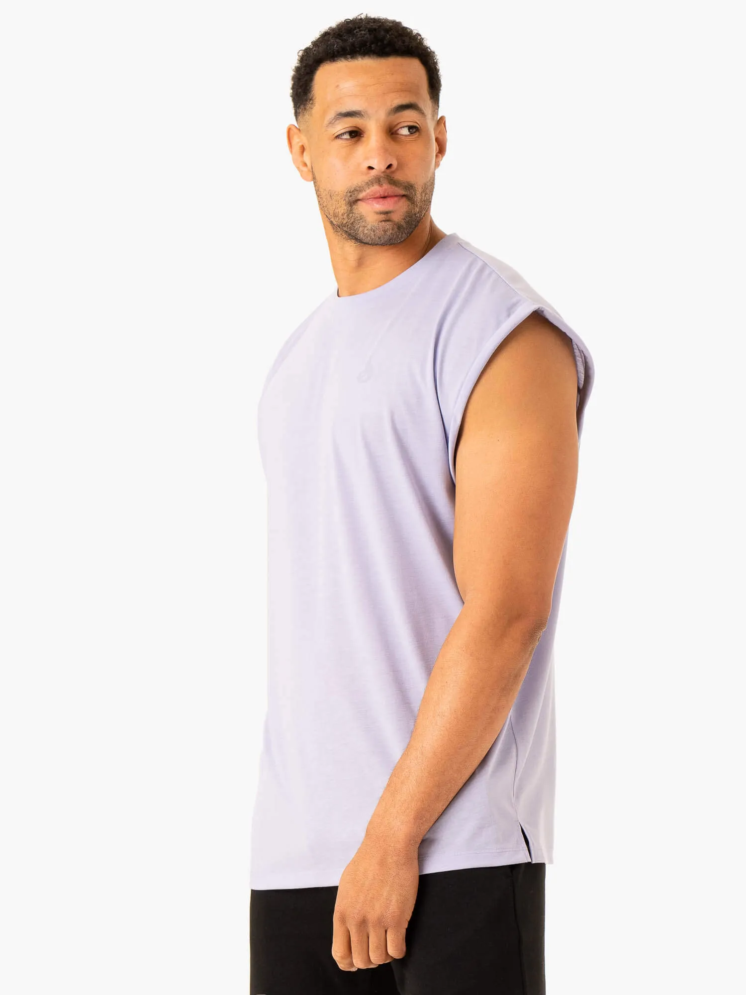 Heritage Wide Cut Tank - Lavender