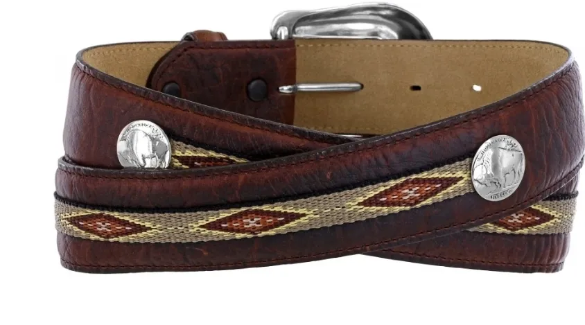 Justin Northern Bison Men's Belt C13655