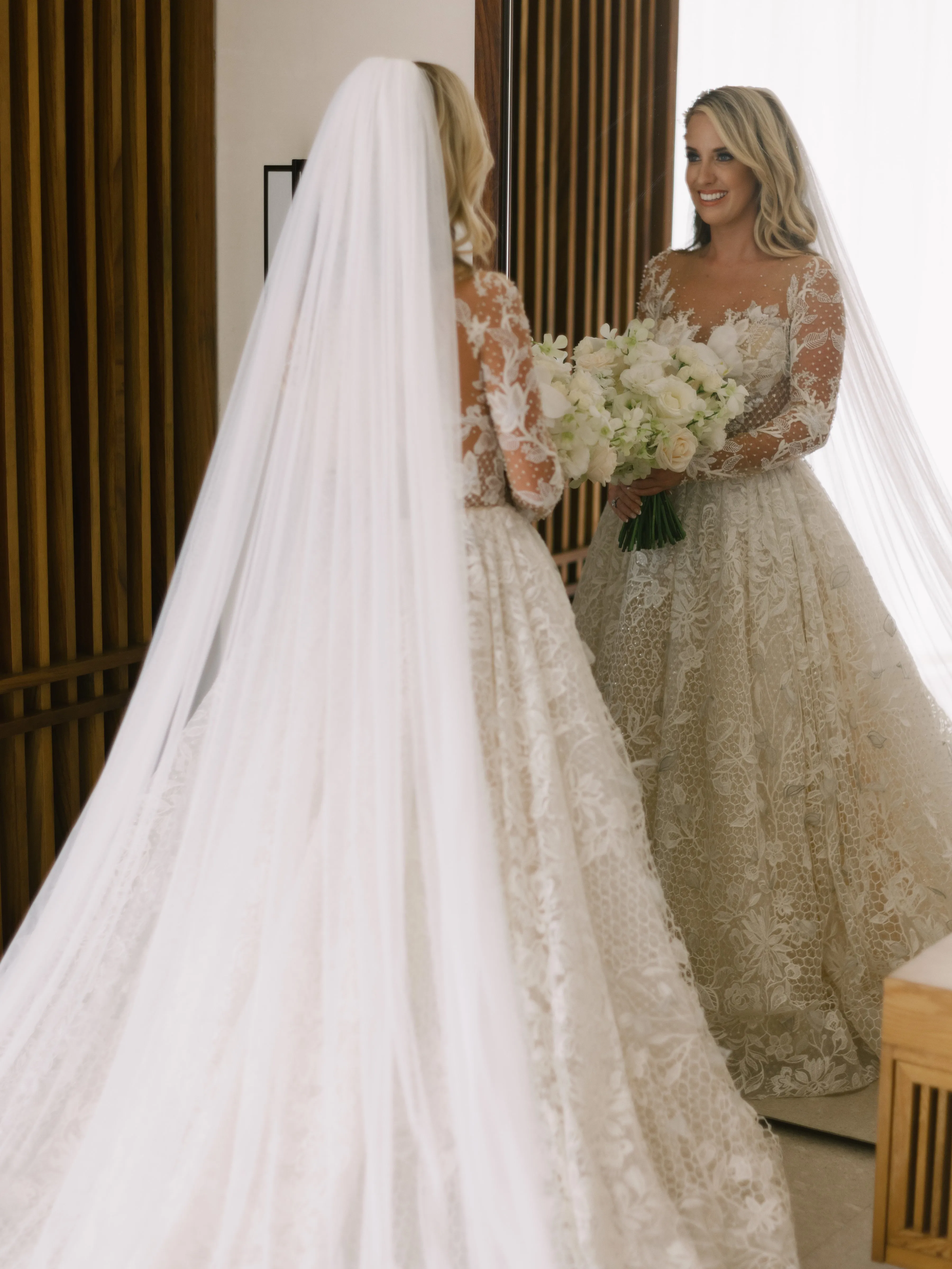 KATHERINE Royal Cathedral English Net 1 Layer Bridal Veil