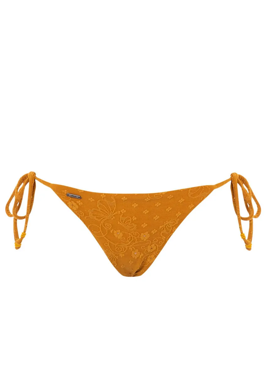 Maaji Caramel Brown Sunning Tie Side Bikini Bottom