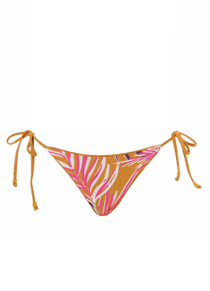 Maaji Caramel Brown Sunning Tie Side Bikini Bottom