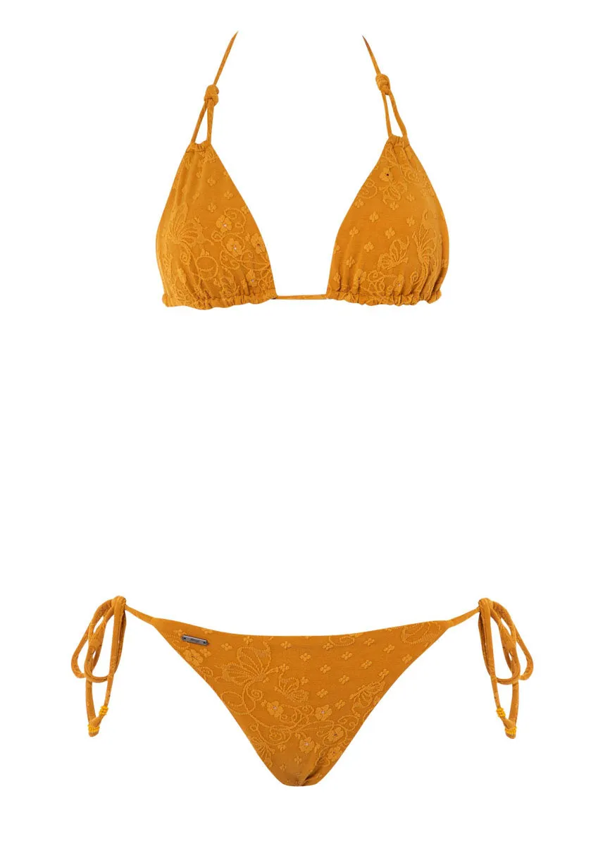 Maaji Caramel Brown Sunning Tie Side Bikini Bottom