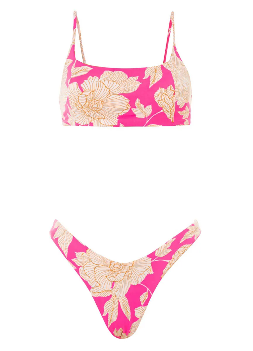 Maaji Floral Duo Splendour High Leg Bikini Bottom