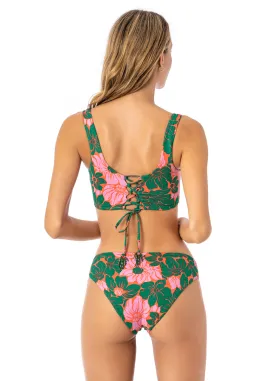 Maaji Floral Stamp Sublimity Classic Bikini Bottom