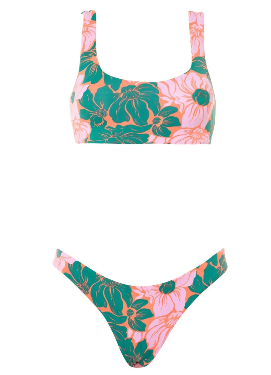 Maaji Floral Stamp Sublimity Classic Bikini Bottom