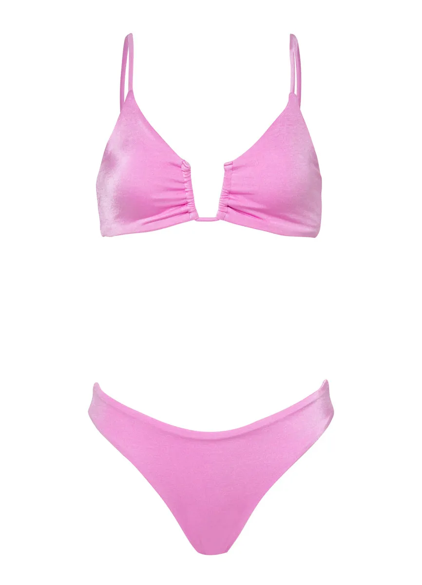 Maaji Fondant Pink Sublimity Regular Rise Classic  Bikini Bottom