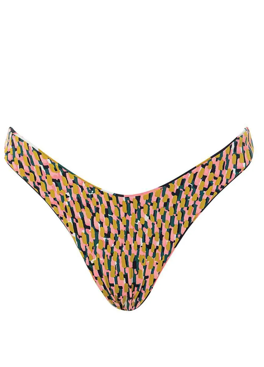 Maaji Lush Leaves Splendour High Leg Bikini Bottom