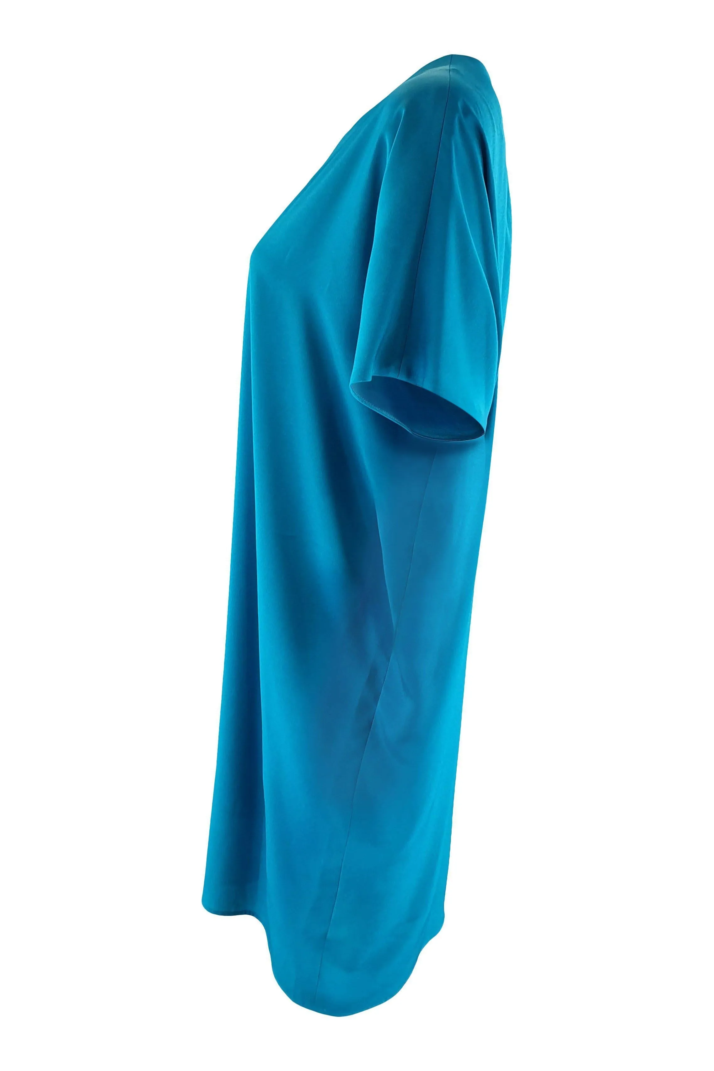 MAISON MARTIN MARGIELA 2014 Blue Asymmetric Shift Dress (IT 38)