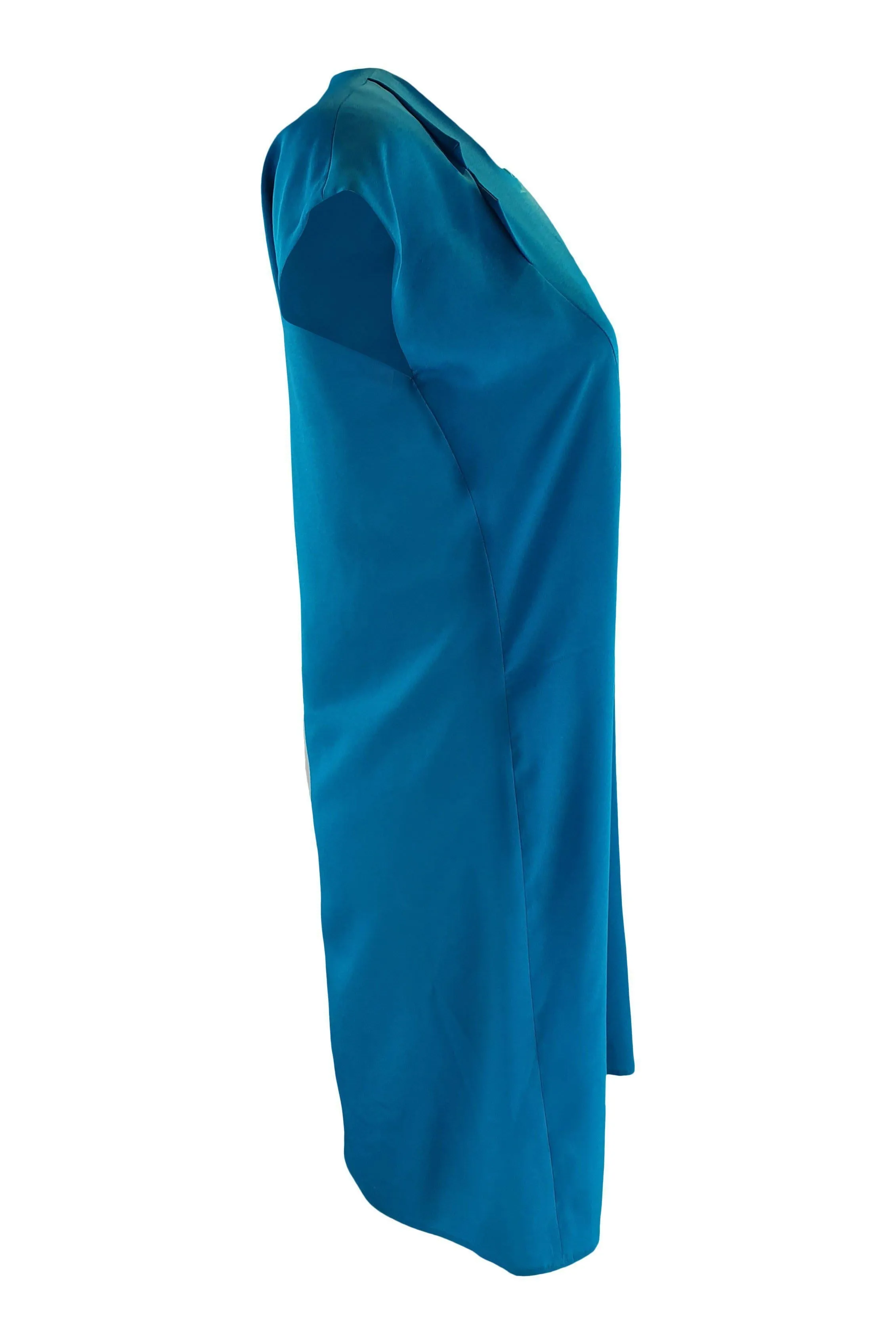 MAISON MARTIN MARGIELA 2014 Blue Asymmetric Shift Dress (IT 38)