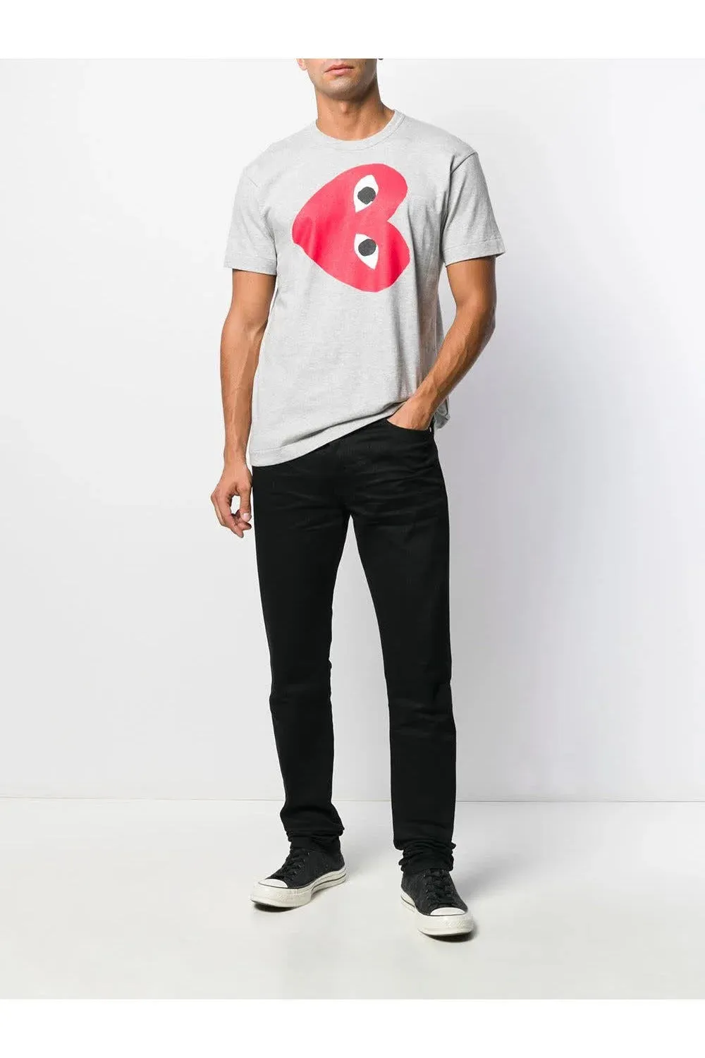 Men's Big Side Heart T-Shirt