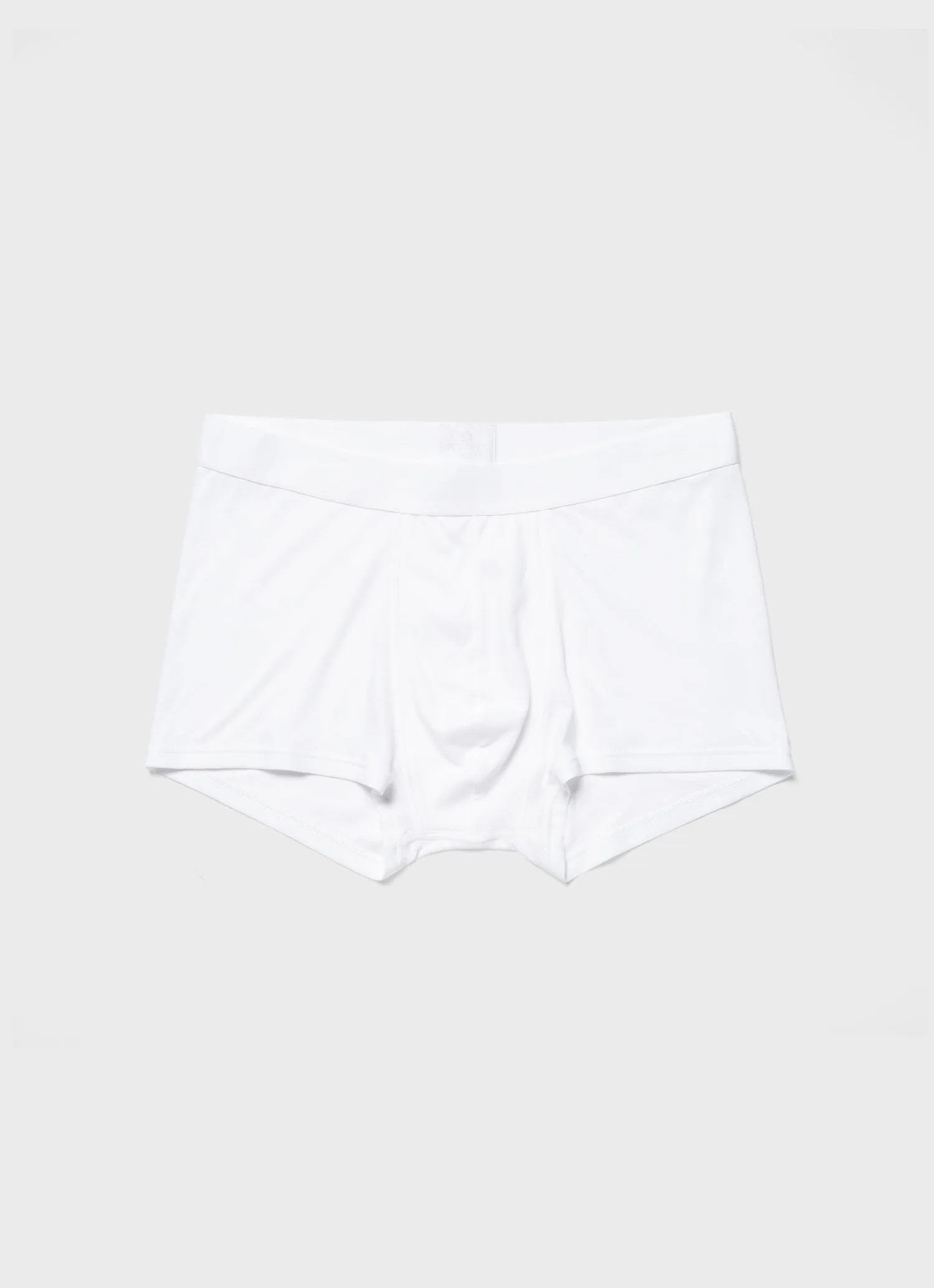 Men's Sea Island Cotton Trunks in White