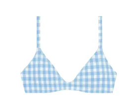 MINNOW~ 2 pc crinkle gingham bikini