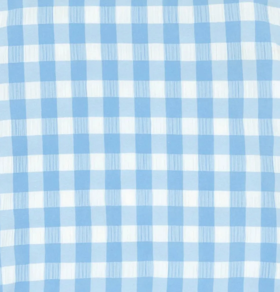 MINNOW~ 2 pc crinkle gingham bikini