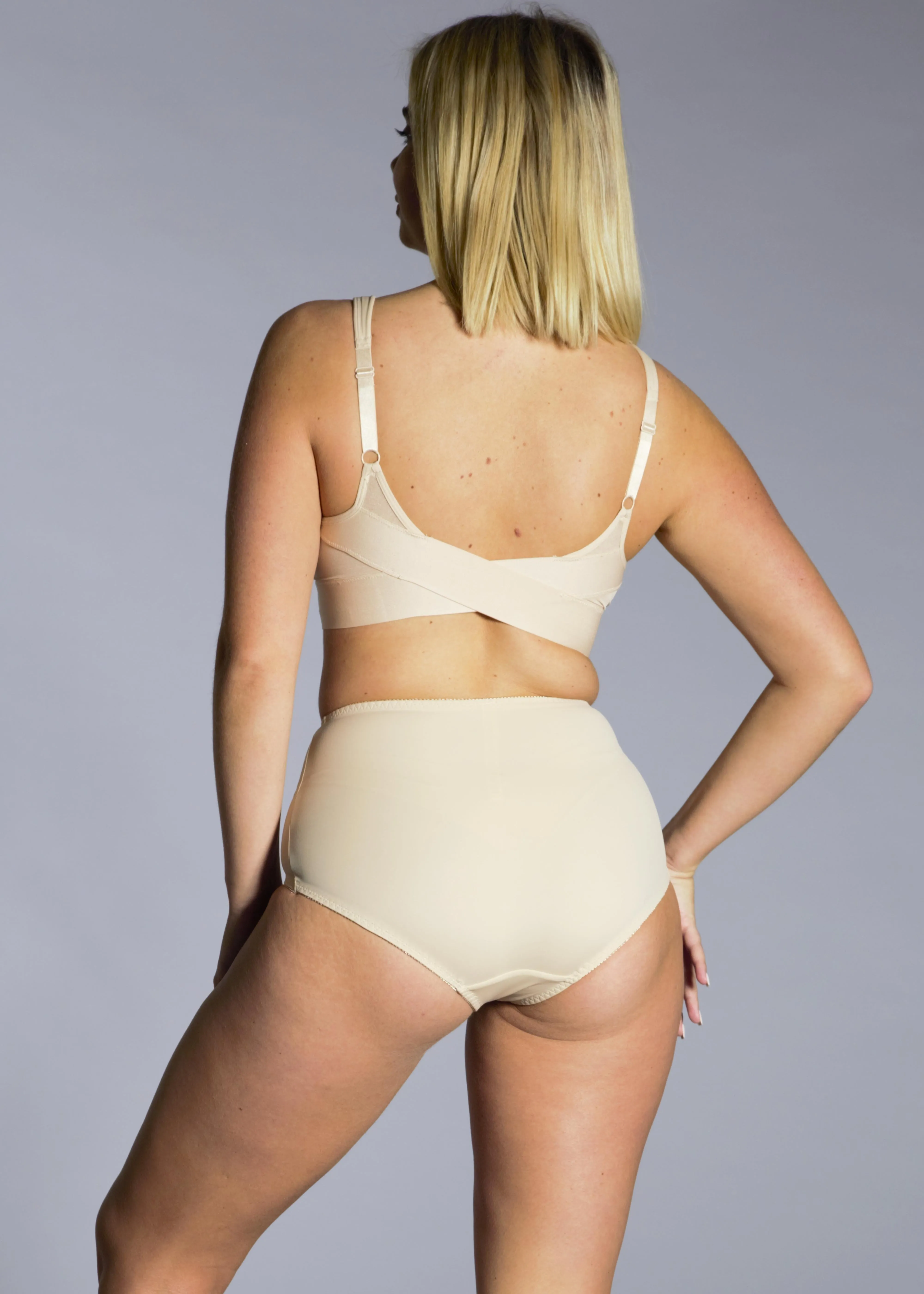 Molded Cup Bra with Mesh Back Detail